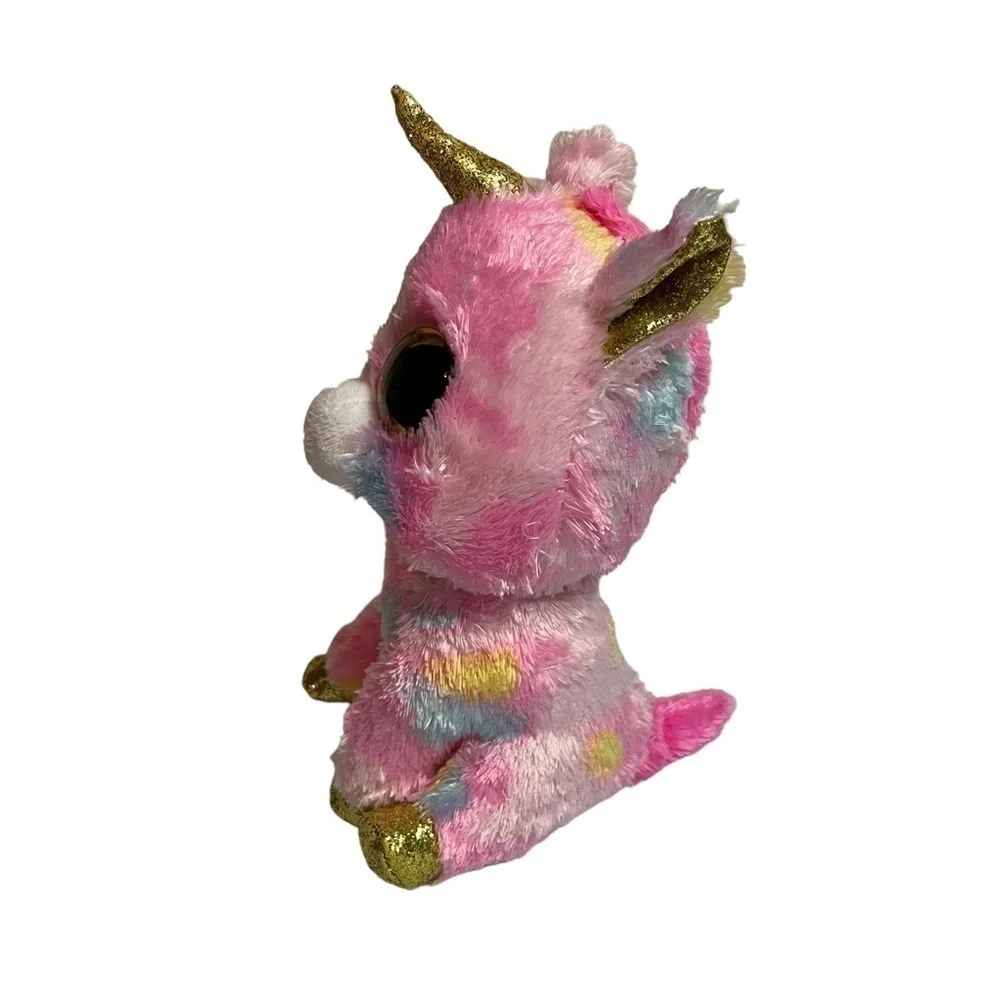 Ty Beanie Boos Fantasia Multicolor Unicorn reg stuffed animal plush